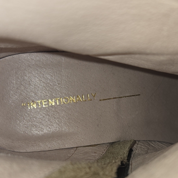 INTENTIONALLY BLANK Olive Ankle Boots - Picture 8 of 14